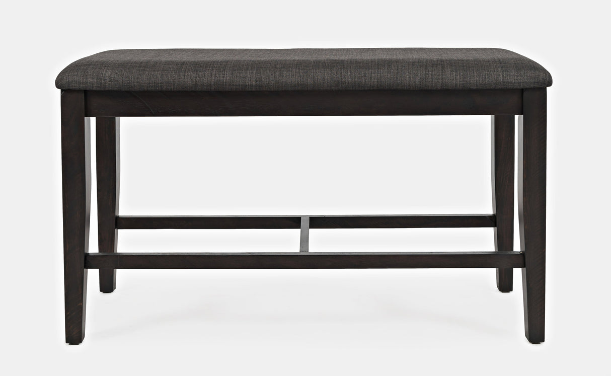 American Rustics Upholstered Counter Bench