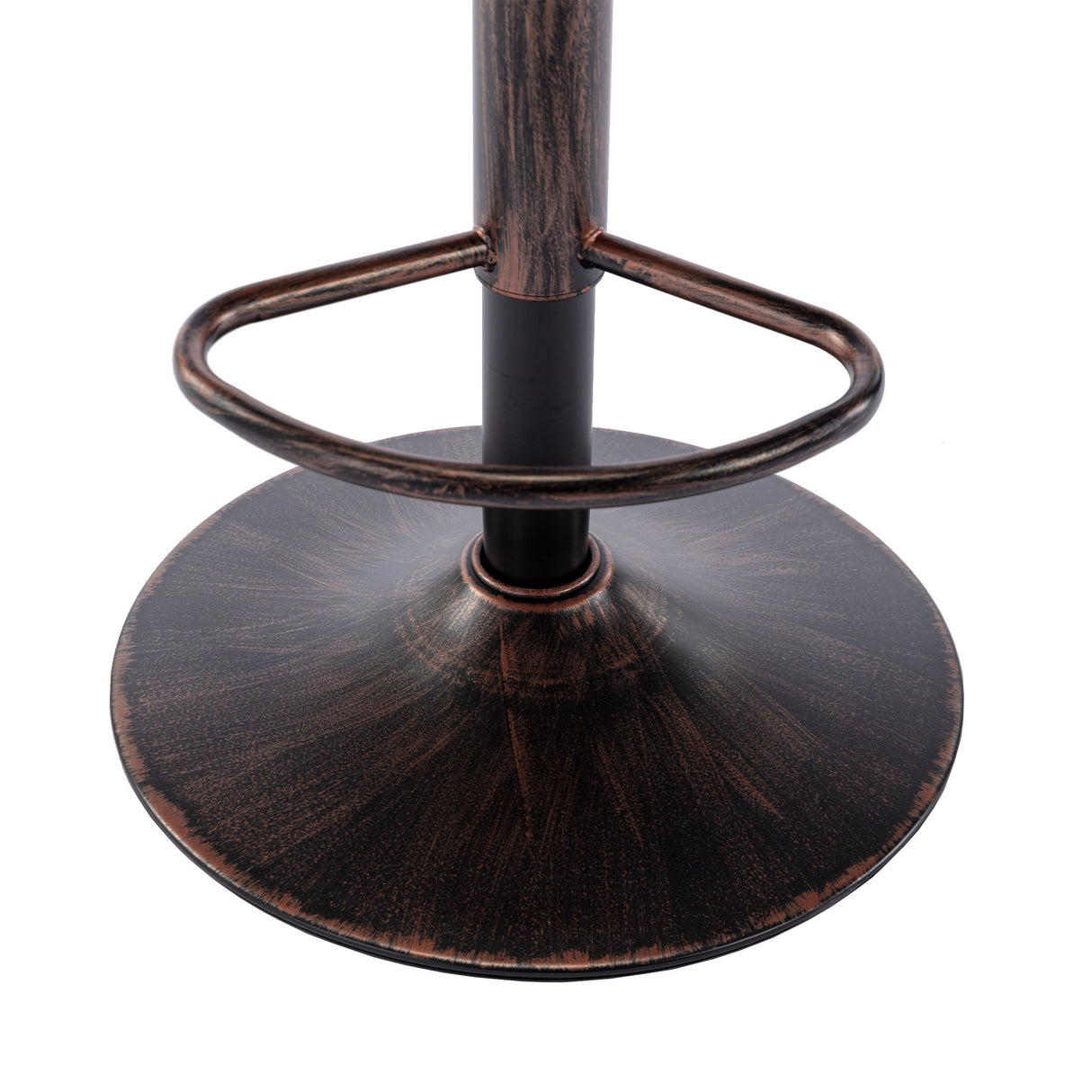 Modern Swivel Bar Stools Adjustable Counter Chairs With Footrest (Set of 2)