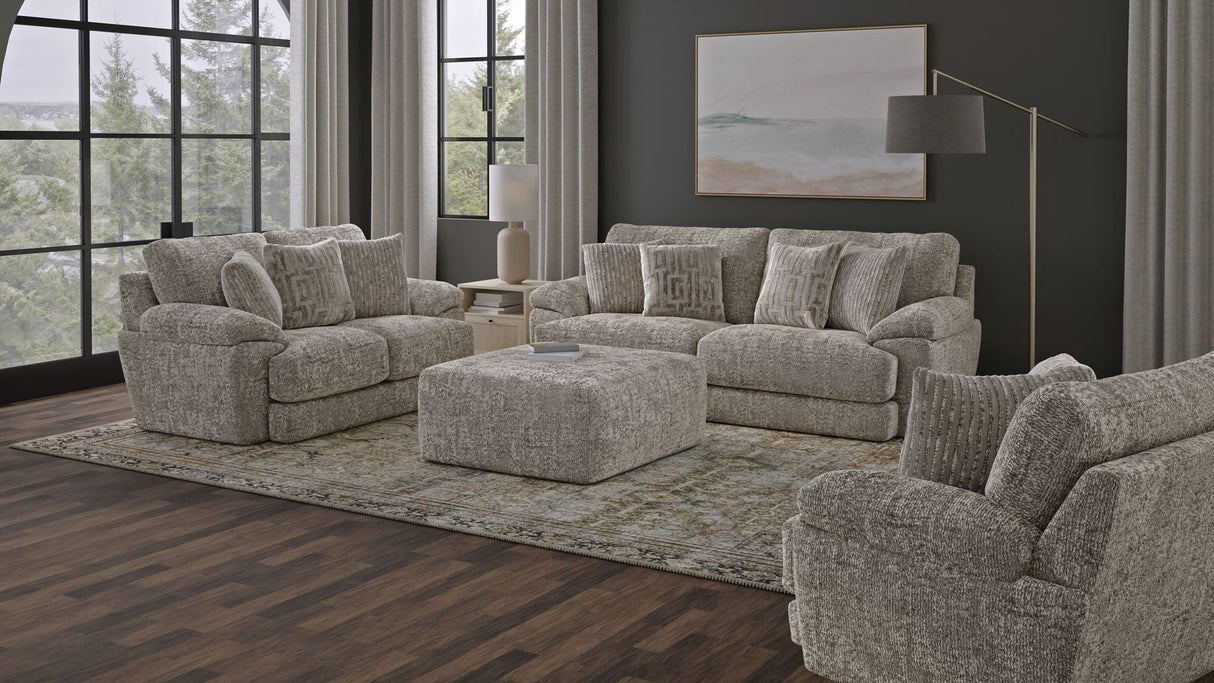 Jaden - Cocktail Ottoman - Steel