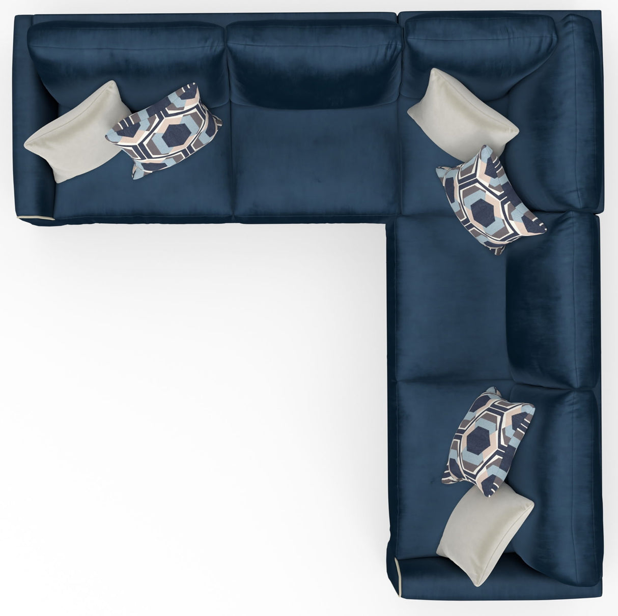 Jetson - Sectional With Comfort Coil Seat Cushions And Included Accent Pillows