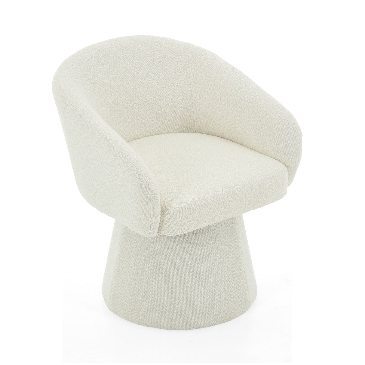Modern Swivel Accent Chair With Ergonomic Barrel Design