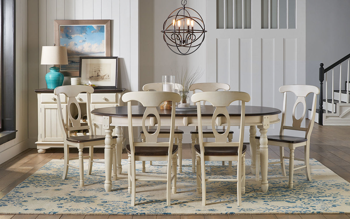 British Isles Dining British Isles Leg Table With 2-12 Leaves