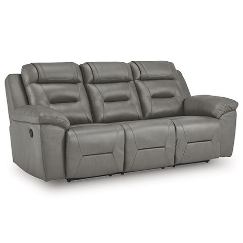 Heritage Reclining Sofa Leather