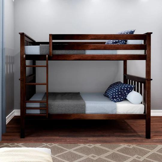 M3 - Twin over Twin Slat Bunkbed, Espresso - 177201005