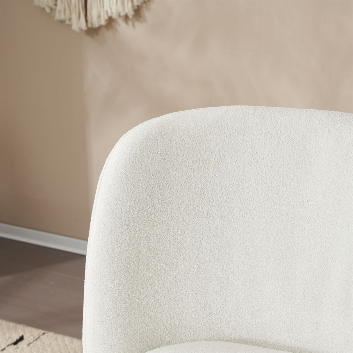 Modern Low Back Accent Upholstered Armless Living Room Chairs, Round Feet