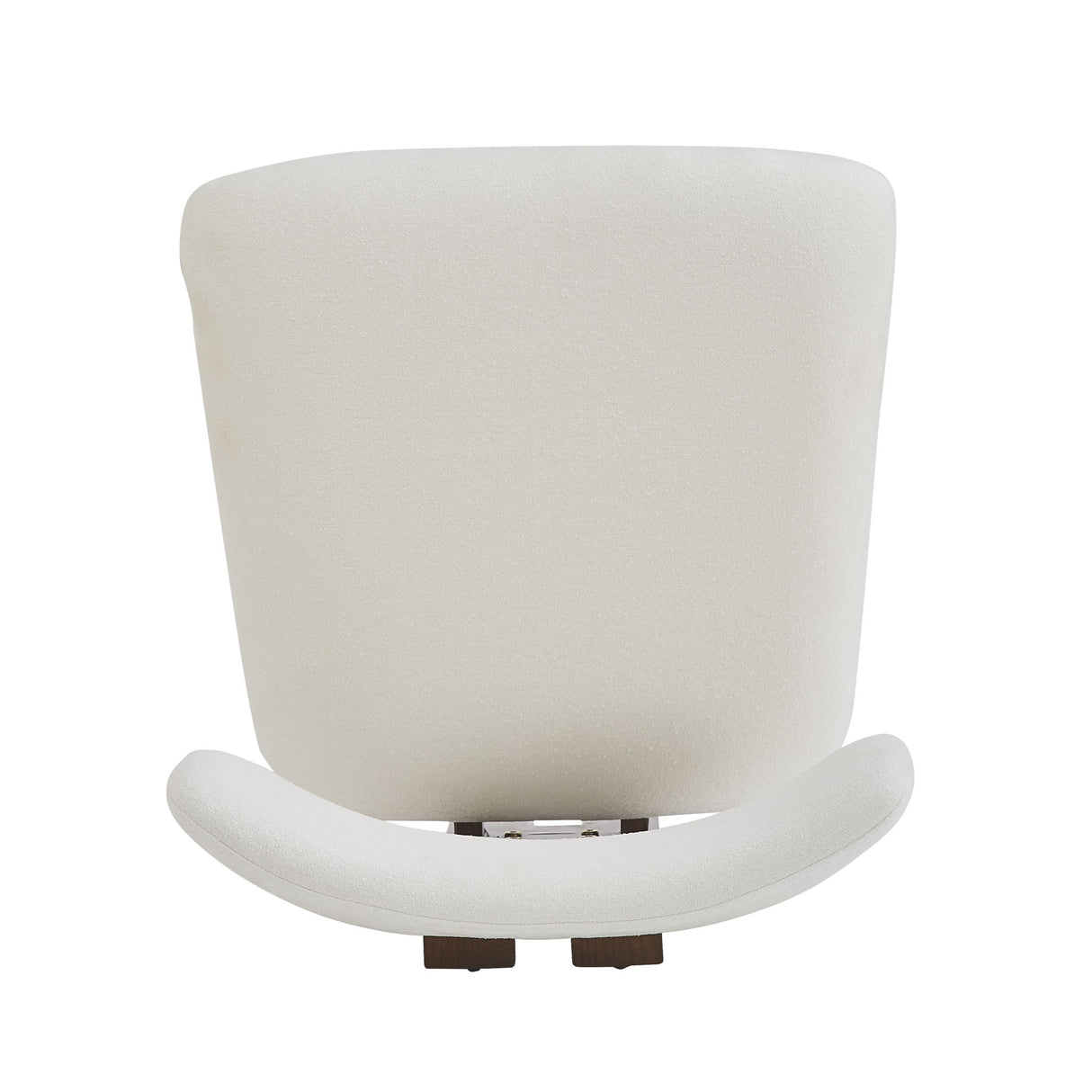 Modern Upholstered Armless Dining Chairs With Metal Legs