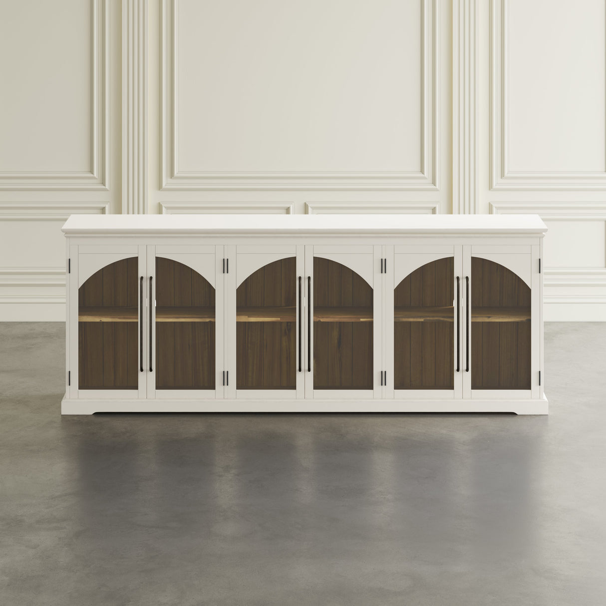 Archdale Gothic Arch 6 Door Accent Cabinet