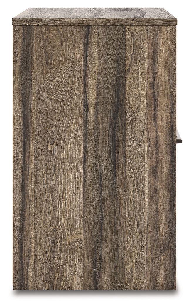 Elbrim - One Drawer Night Stand - Brown