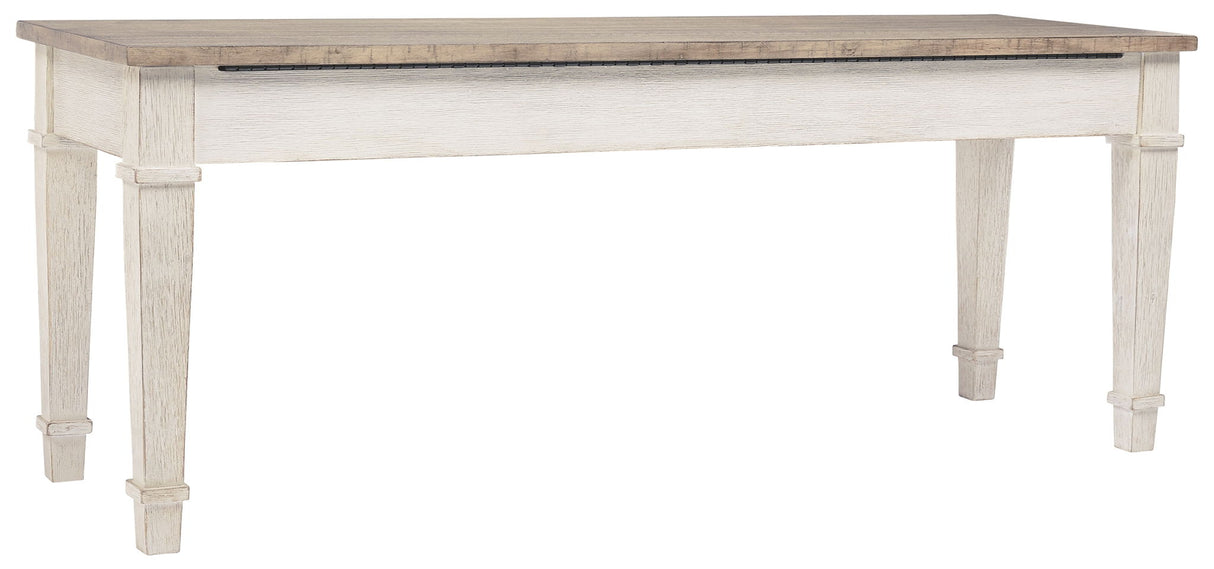 Skempton - Storage Bench - White