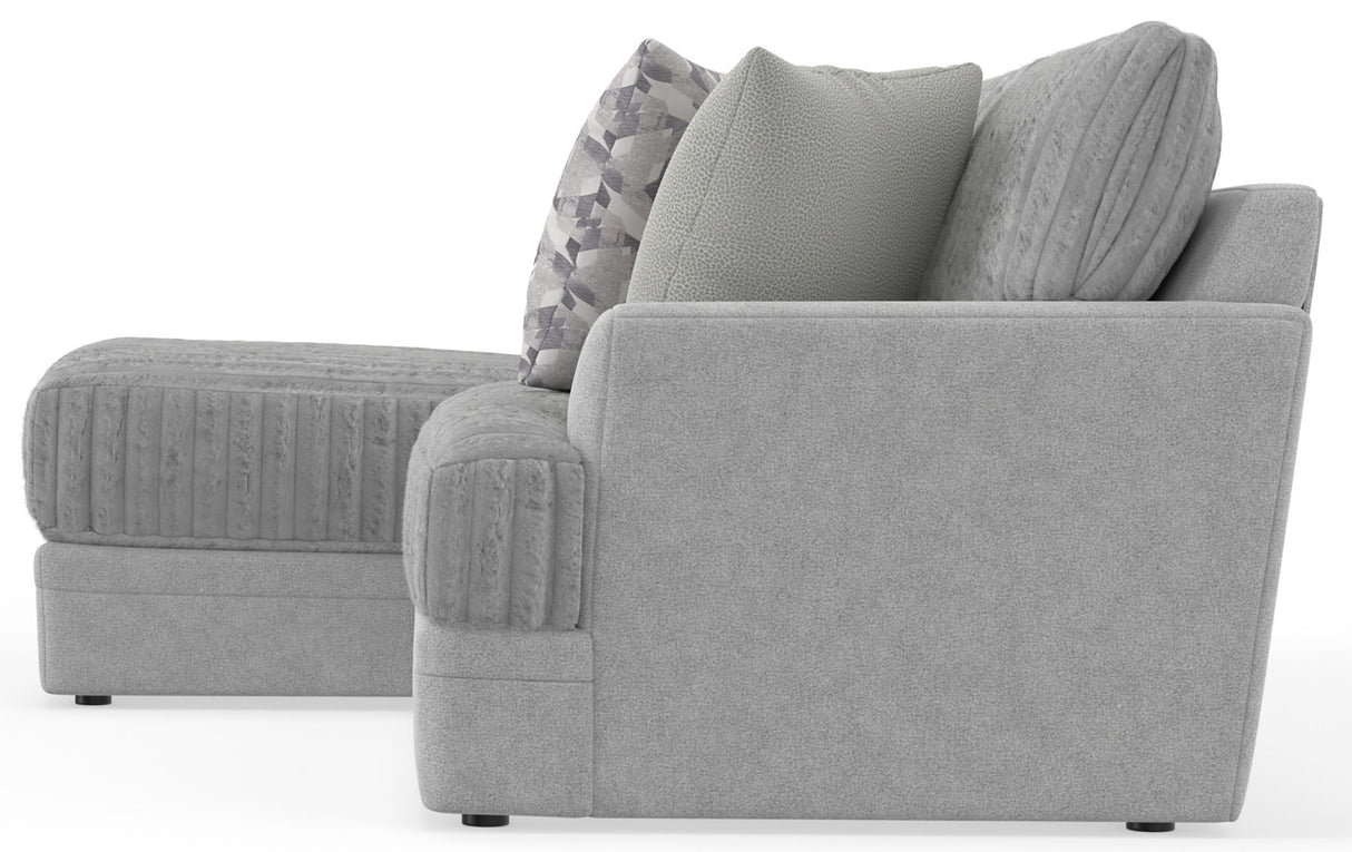 Titan - Sectional With Comfort Coil Seating And Accent Pillows Included
