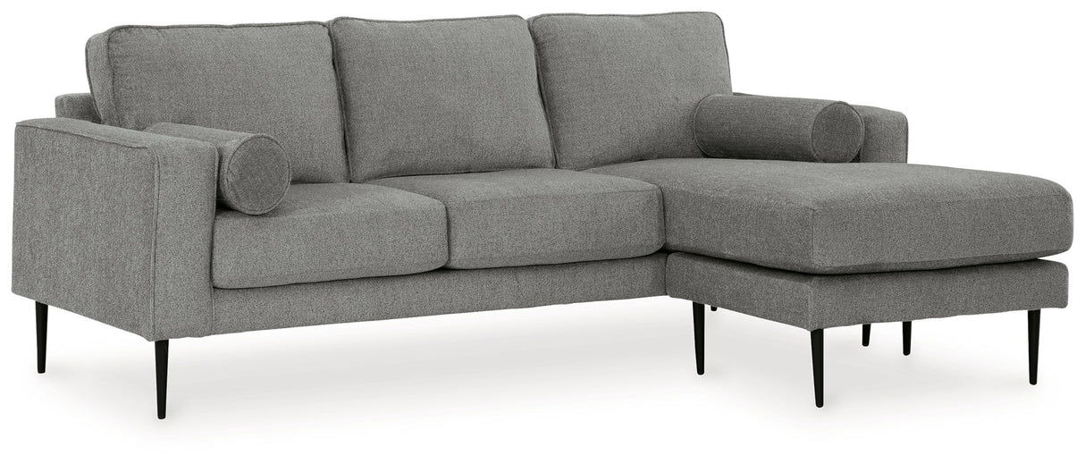 Hazela - 2 Pc. - Sofa Chaise, Loveseat - Charcoal