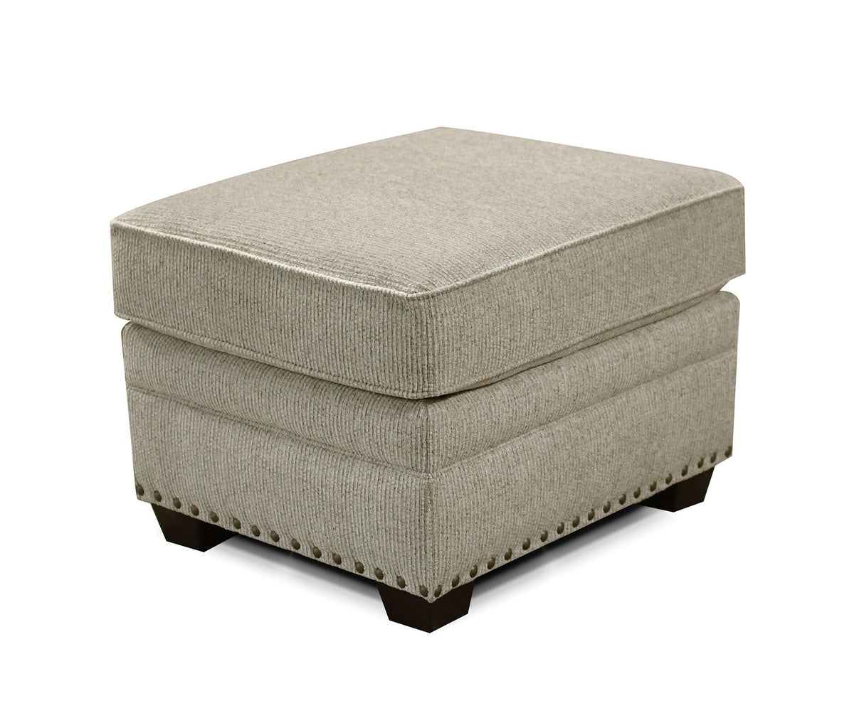 Brett - Ottoman With Nails