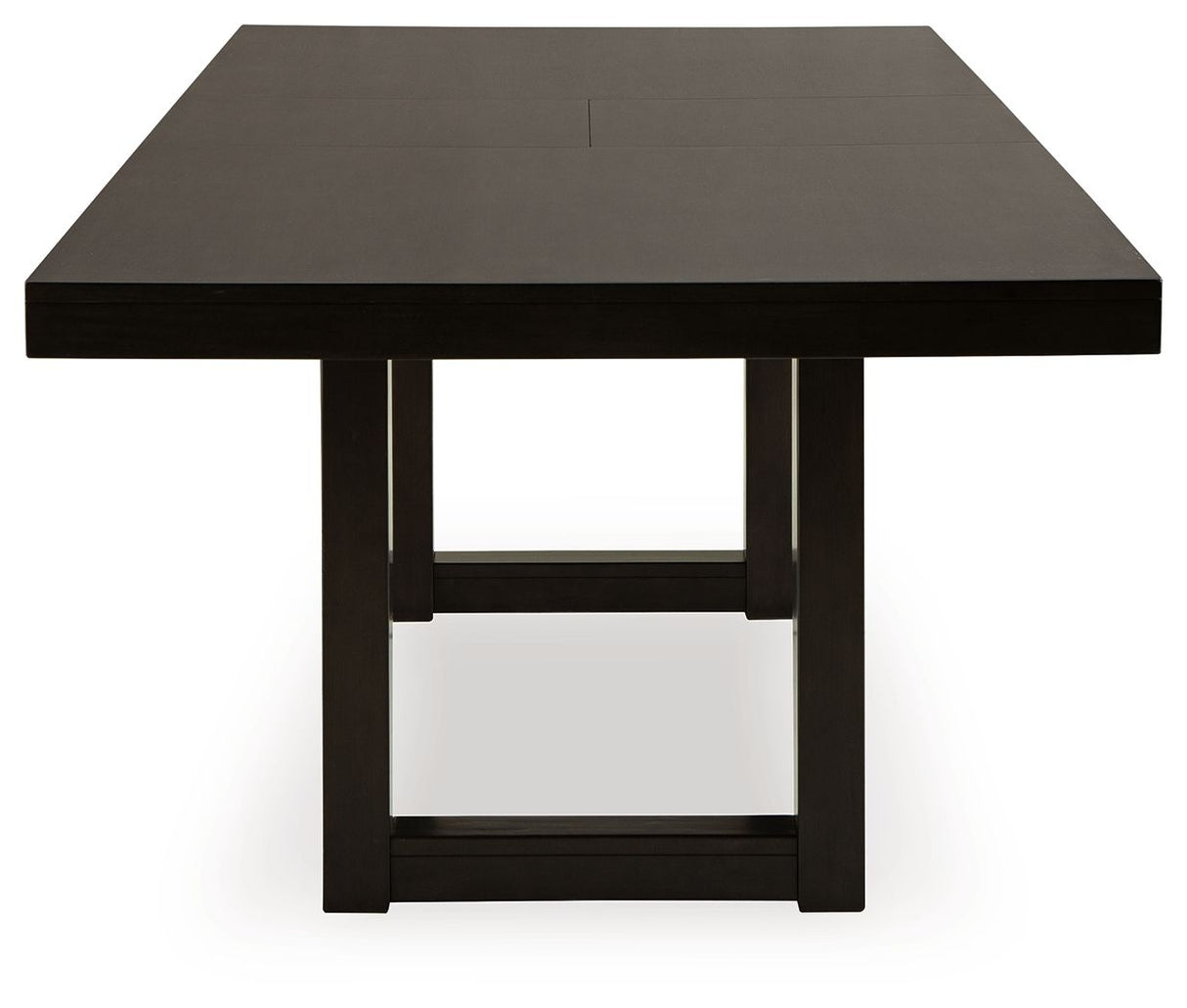 Neymorton - Rectangular Dining Room Butterfly Extension Table - Dark Grayish Brown