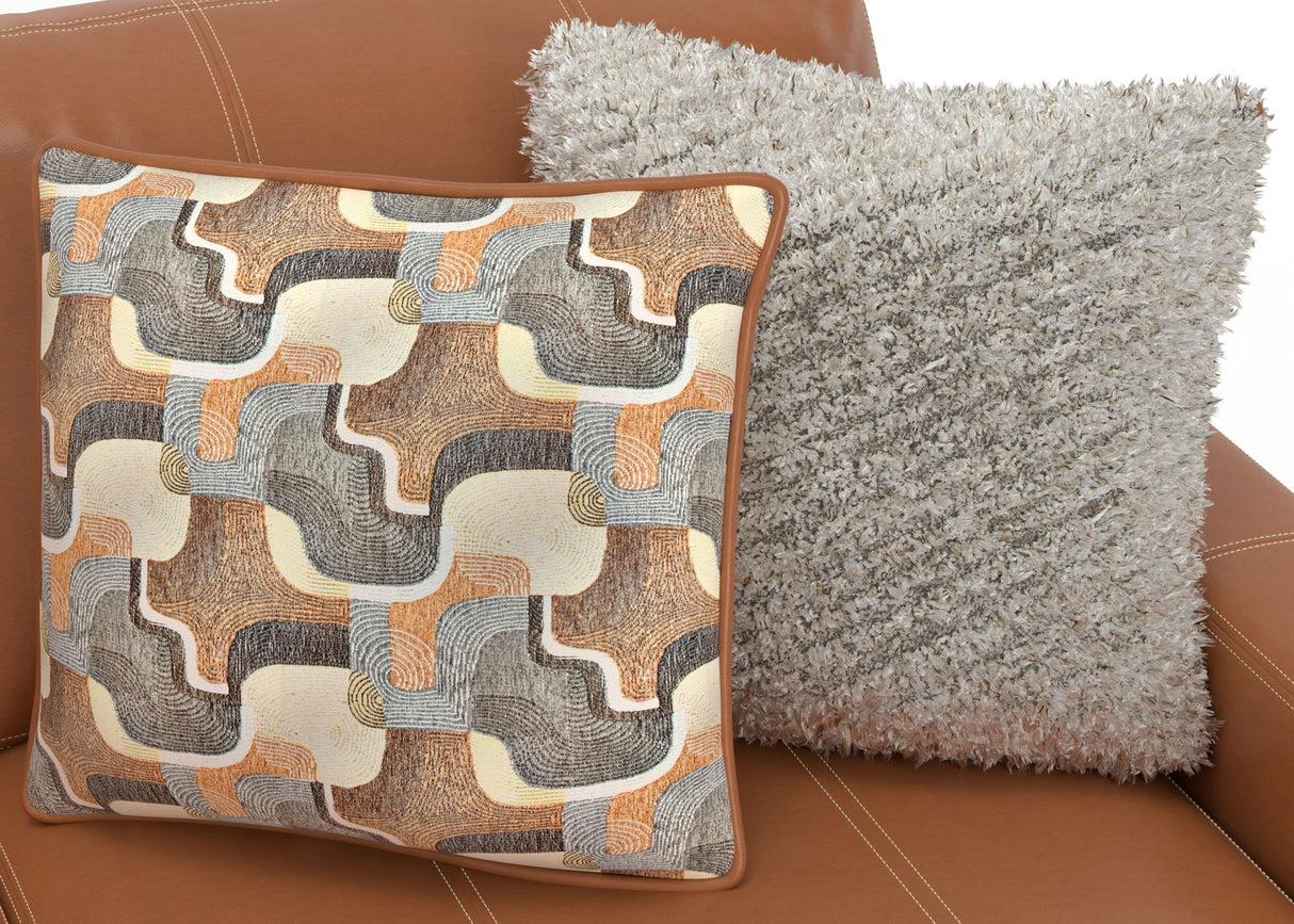 Minori - Italian Leather Sofa / Chaise And Cocktail Ottoman