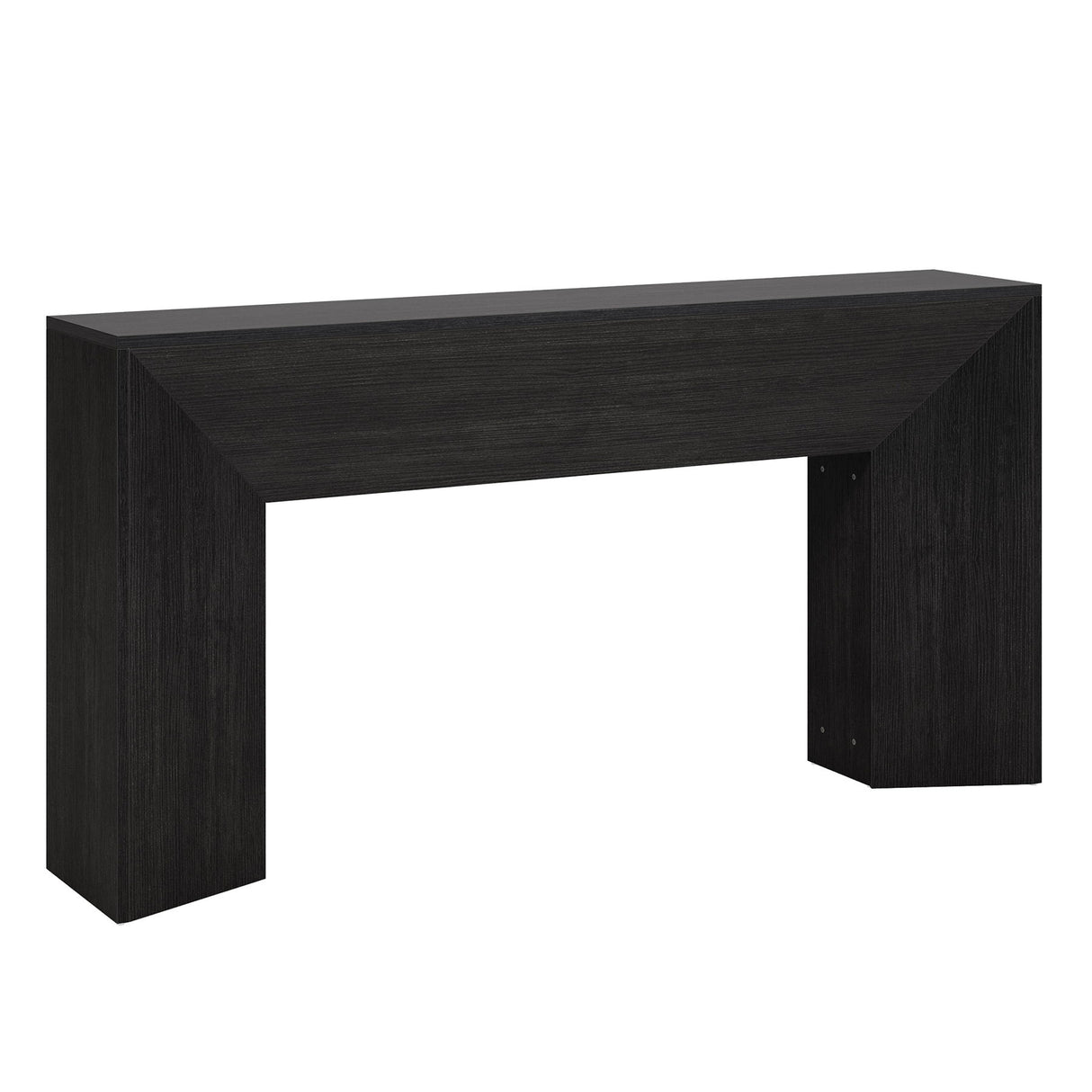 Extra Long Console Table Table Behind Couch For Hallway & Living - Black