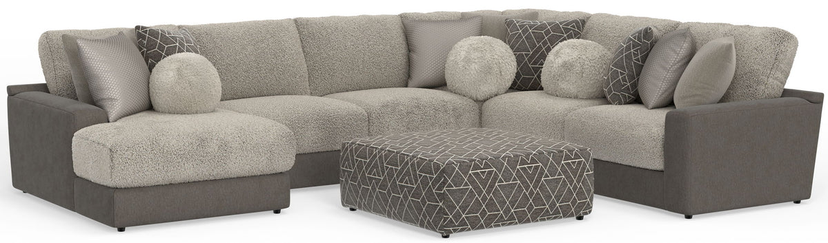 Sectional, Ottoman