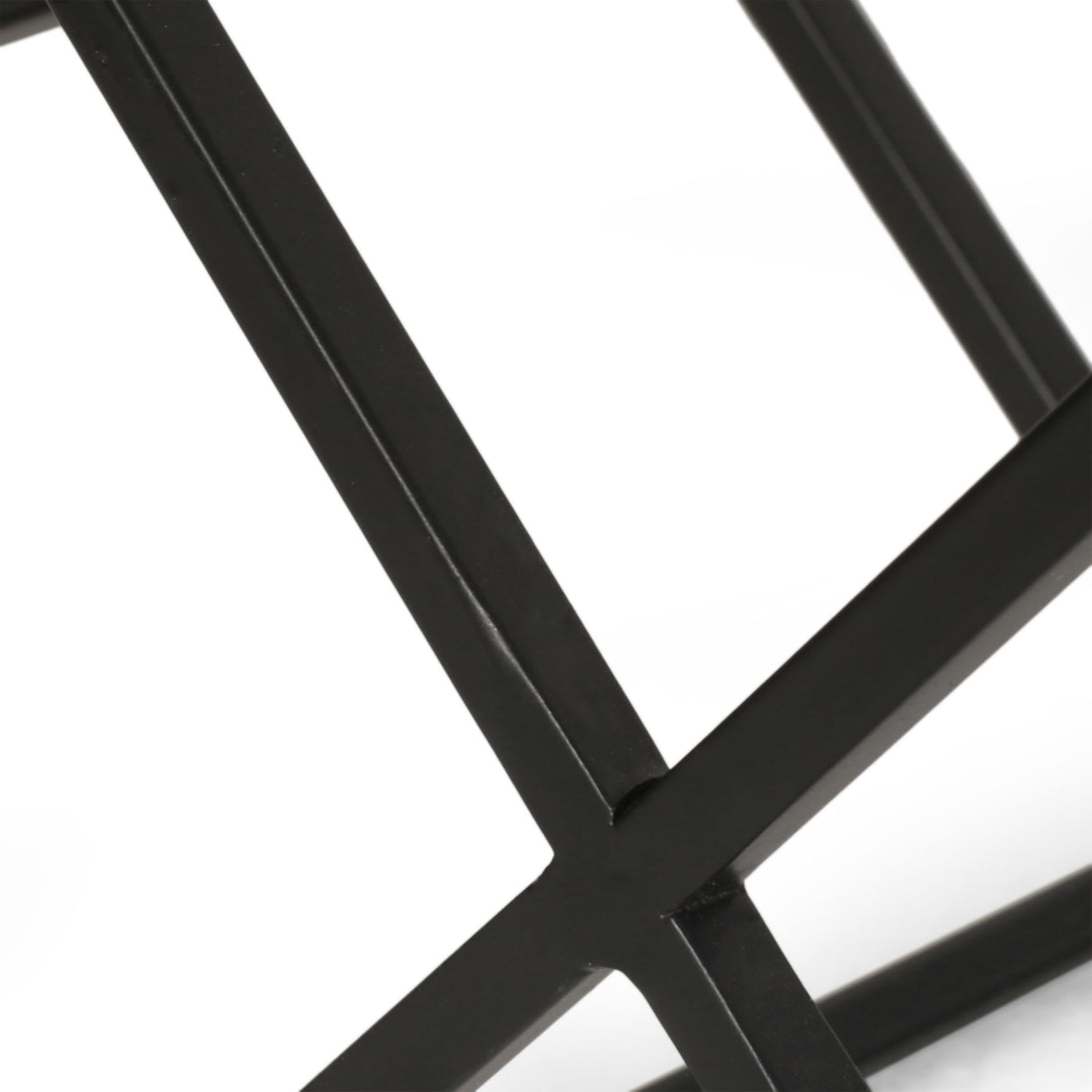 Modern Industrial Tabletop Wine Rack With 7 Bottle Holders - Black