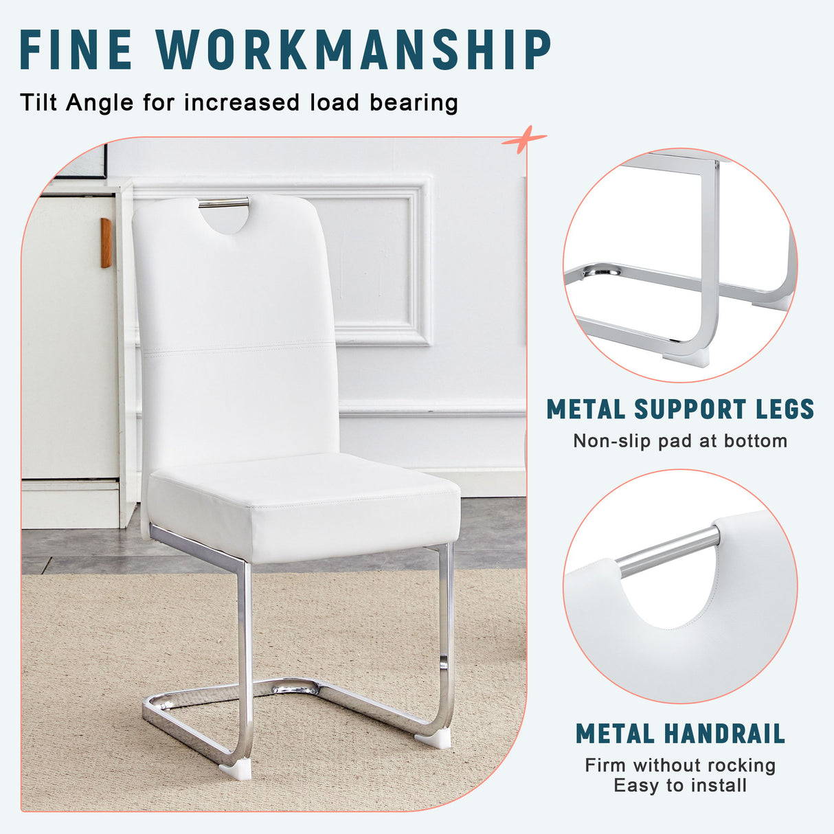 Coaster Dining Chairs With Built In Spring Packages & Ergonomic Design