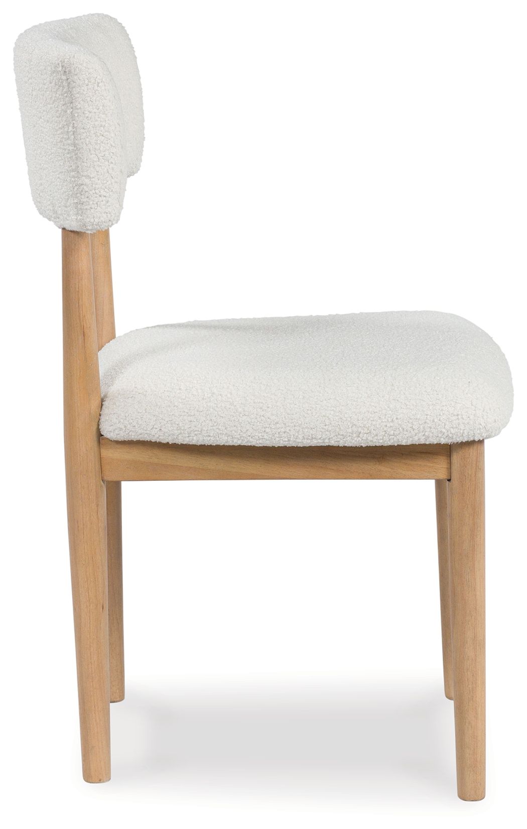 Sawdyn - Dining Upholstered Side Chair (Set of 2) - White / Light Brown
