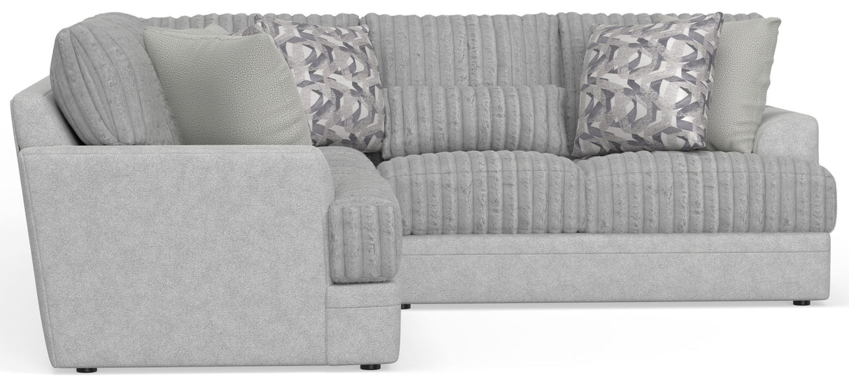 Titan - Sectional With Comfort Coil Seating And Accent Pillows Included