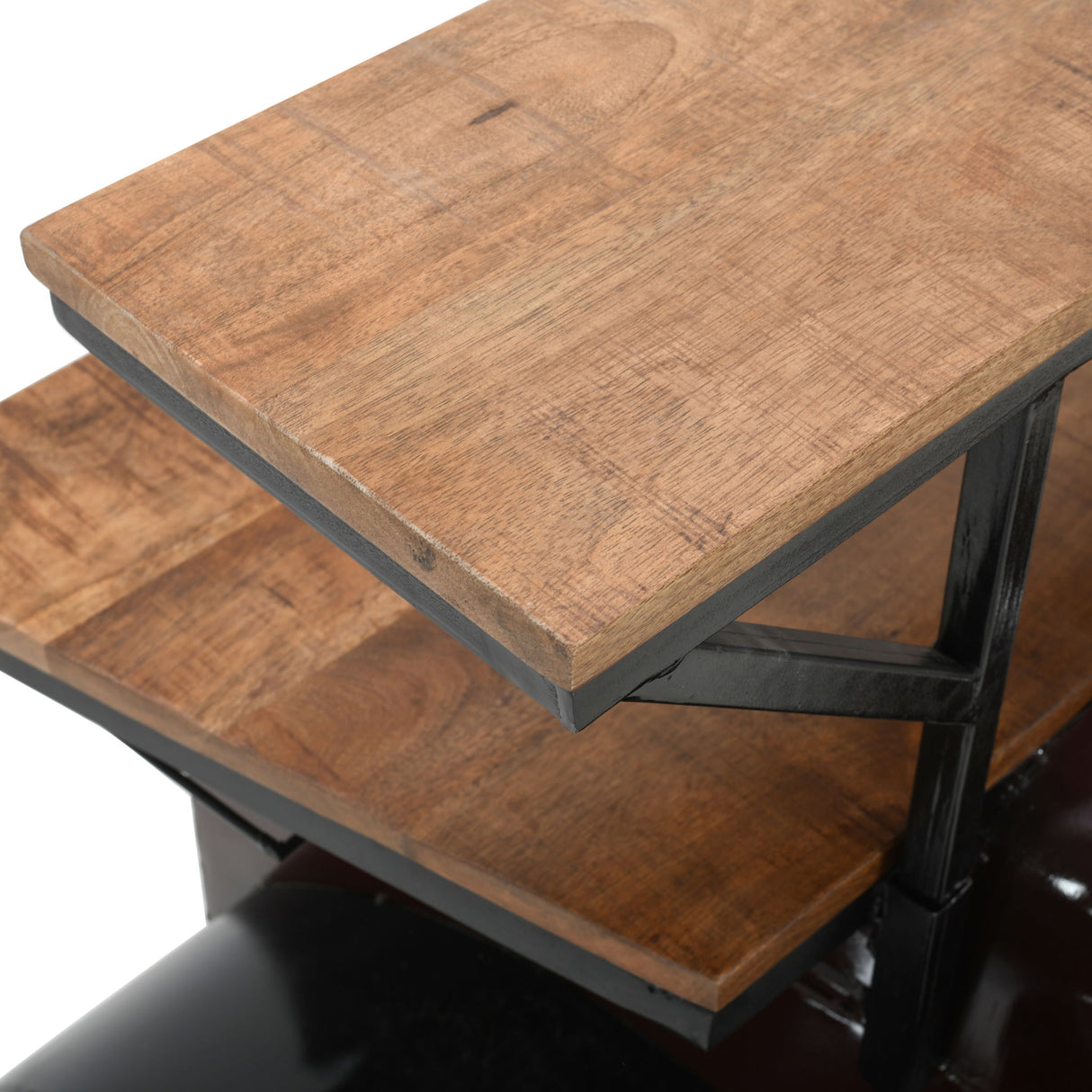 Glory Days - Woody Vintage Car Home Bar Table - Black