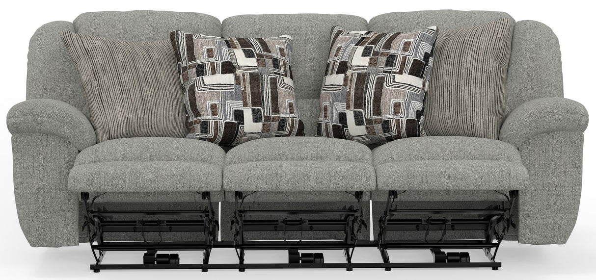 Trifecta - Sofa With 3 Recliners and Drop Down Table