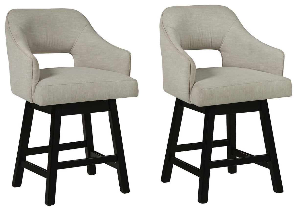 Tallenger - Upholstered Swivel Barstool (Set of 2)