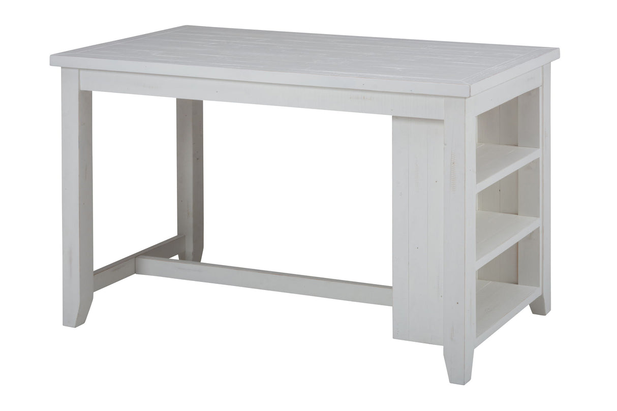 Madaket - Counter Table - Distressed Off-White