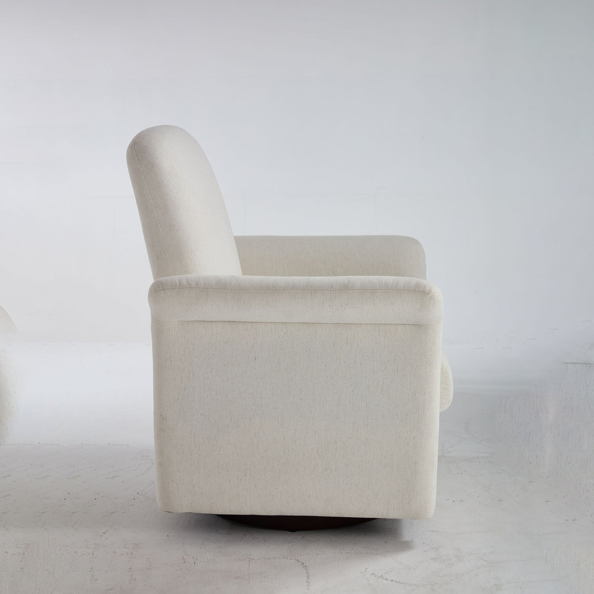 Modern Swivel Barrel Accent Chair With Base