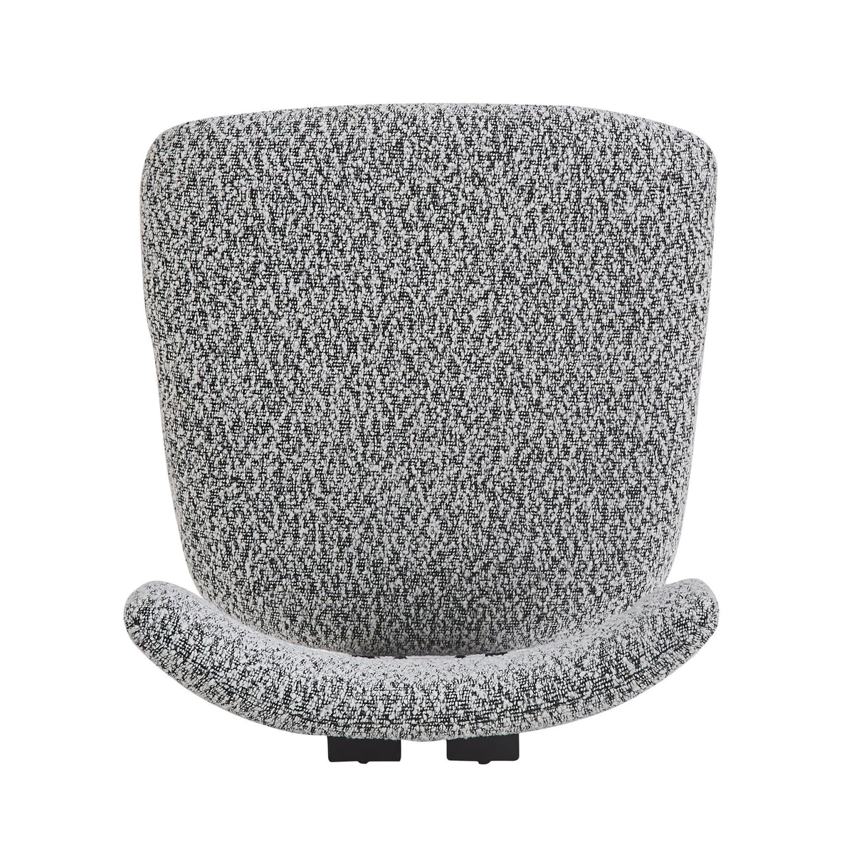 Modern Upholstered Armless Dining Chairs With Metal Legs