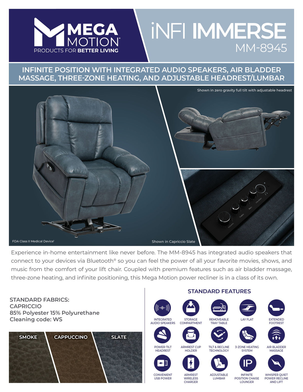 MM-8945 Power Lift Recliner