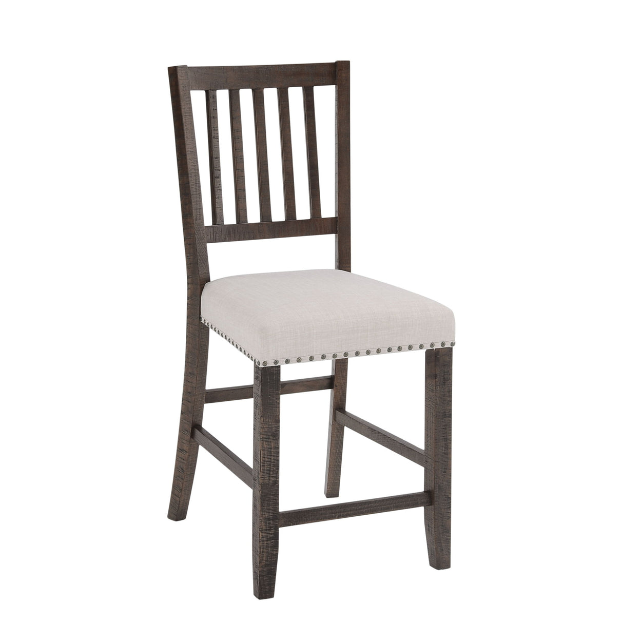 Willow Creek - Slatback Stool (Set of 2) - Distressed Brown / Beige