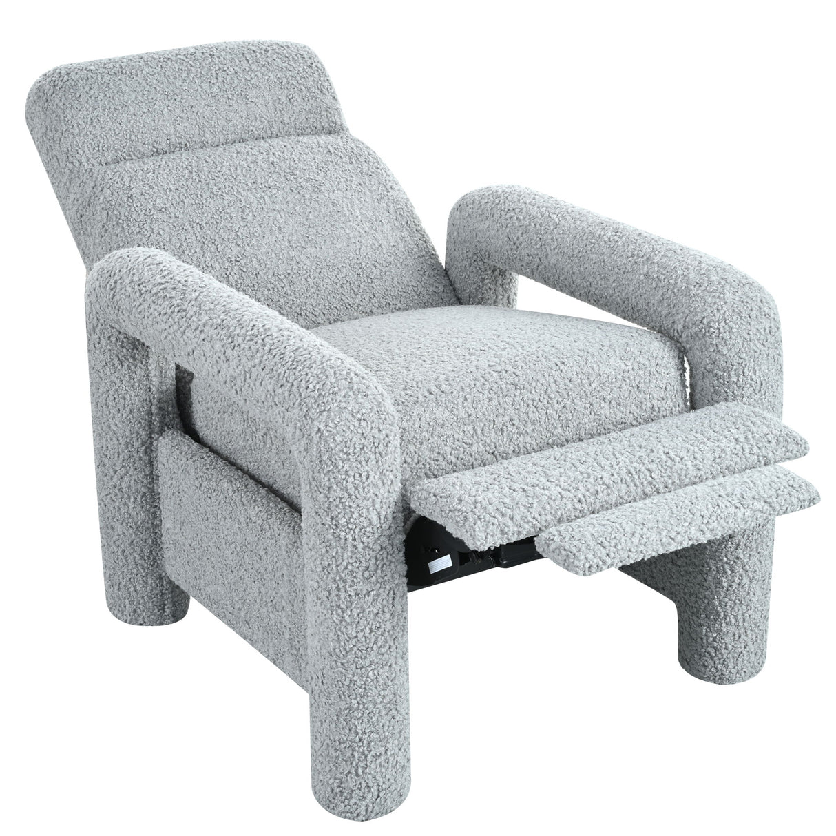Push Back Recliner Armchair Upholstered Recliner Chair Single Sofa With Adjustable Backrest