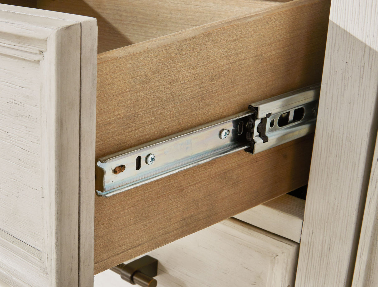 Shaybrock - Dining Room Server - Antique White / Brown