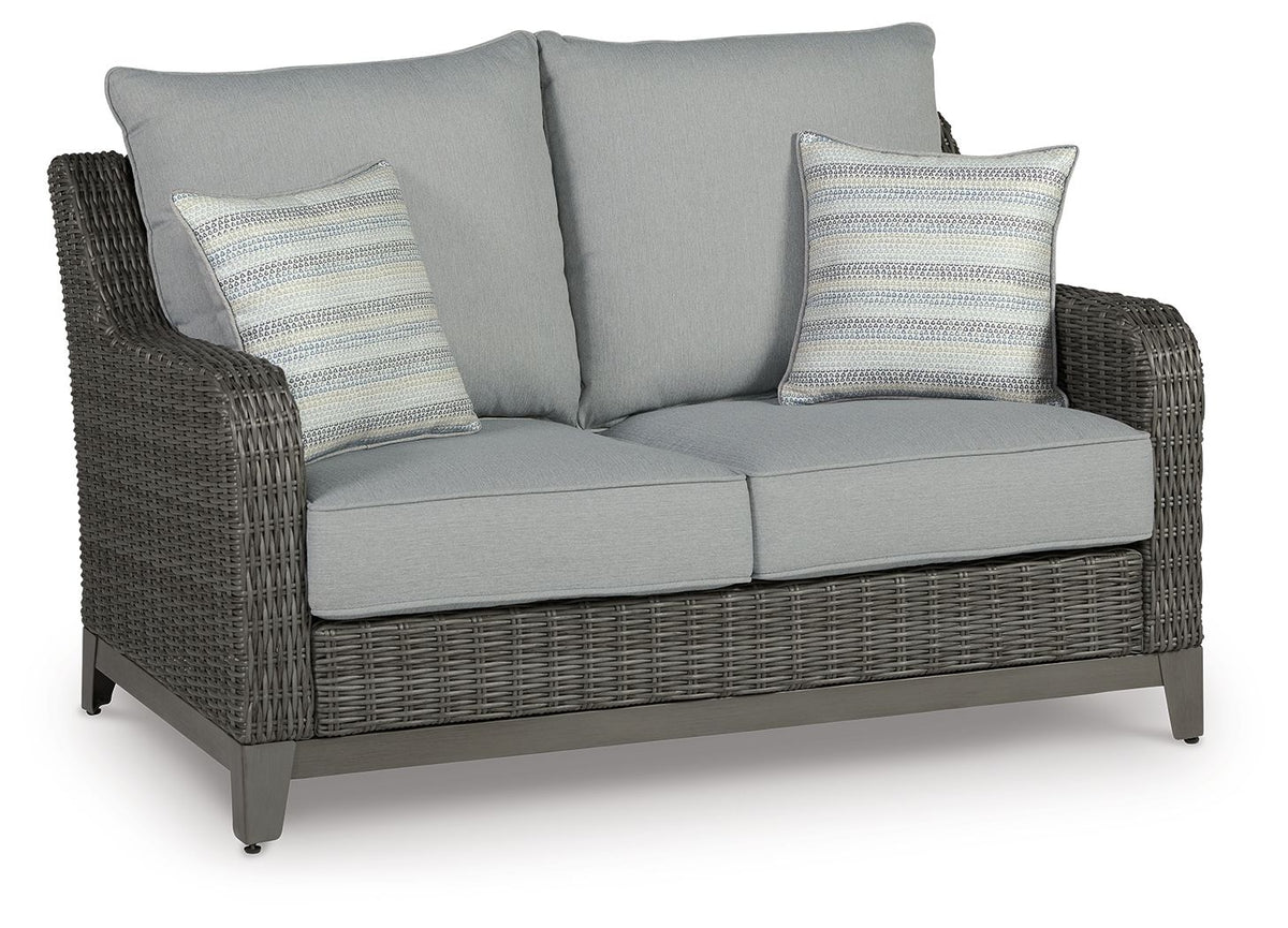 Elite Park - Loveseat With Cushion - Gray