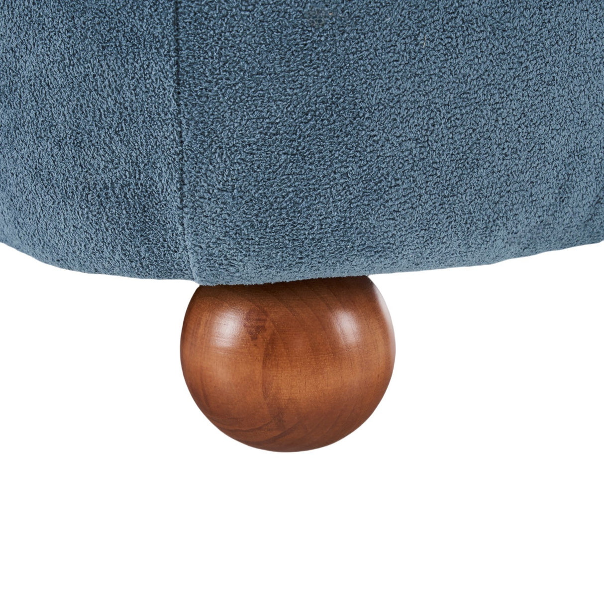 Modern Low Back Accent Upholstered Armless Living Room Chairs, Round Feet