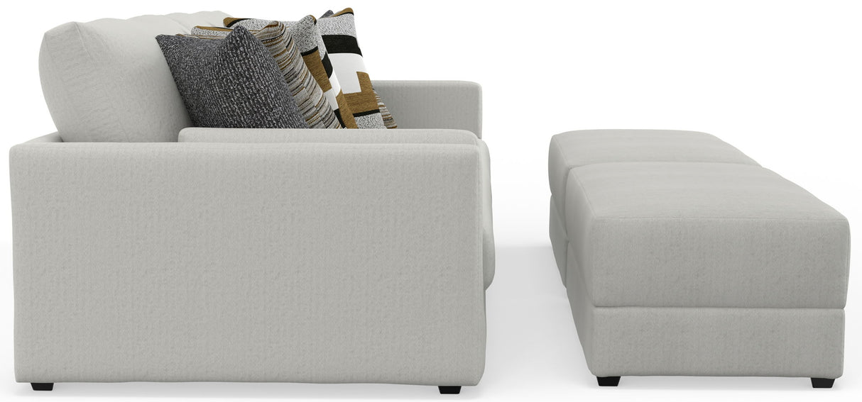 Trevor - Extra Deep Oversized Sofa With Included Storage Cocktail Ottoman