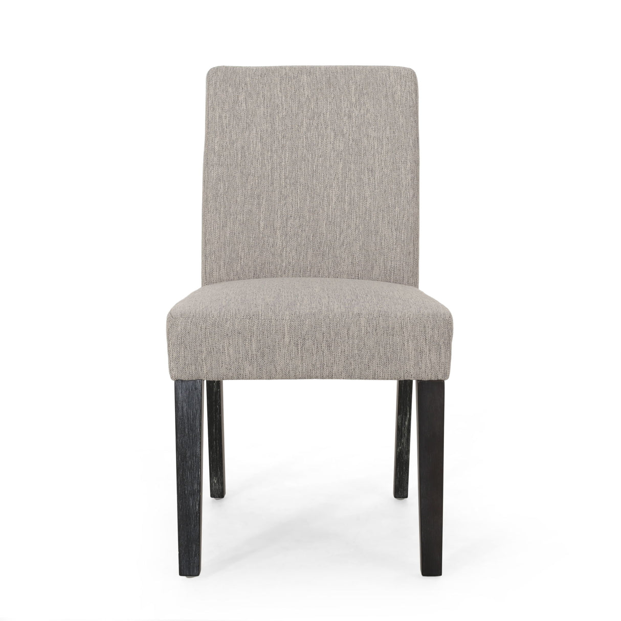 Contemporary Dining Chair With Upholstered Seating And Tapered Legs