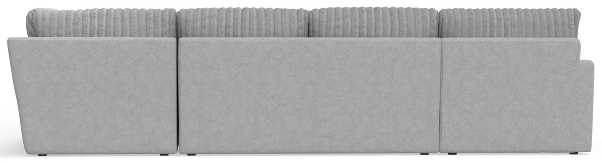 Titan - Sectional With Comfort Coil Seating And Accent Pillows Included