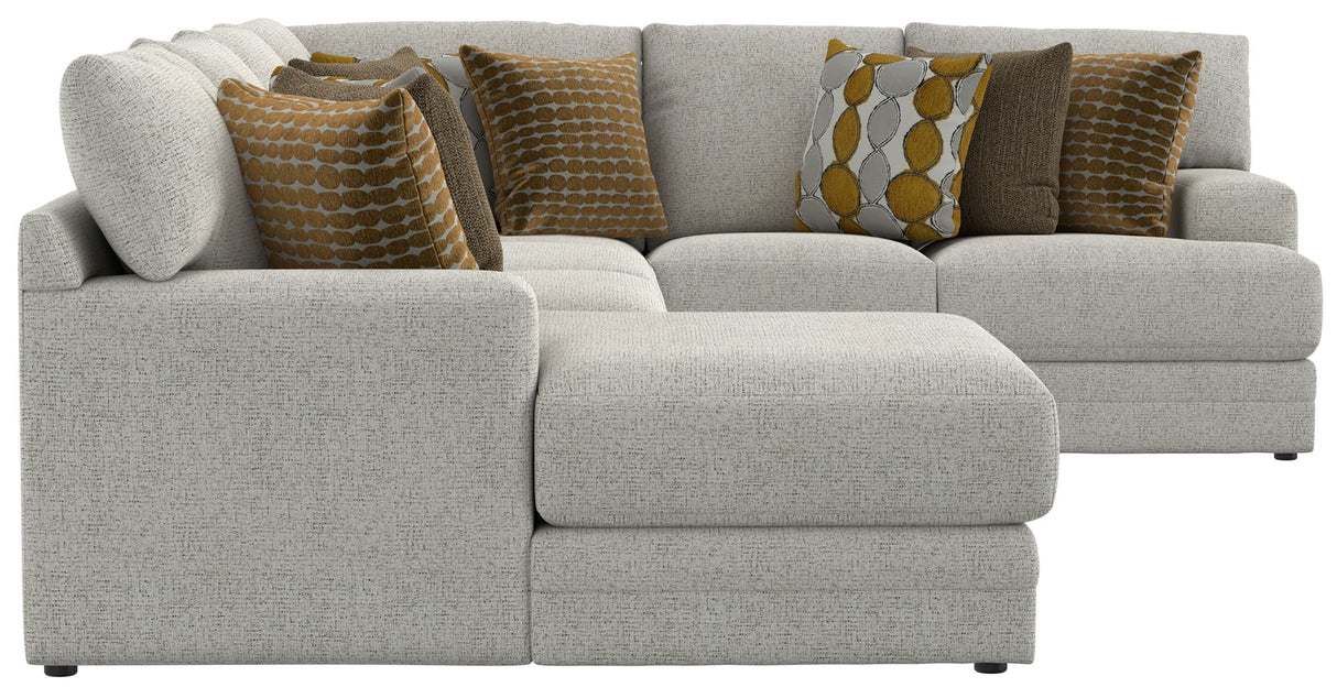 Tori - Sectional With Comfort Coil Seating And Accent Pillows Included