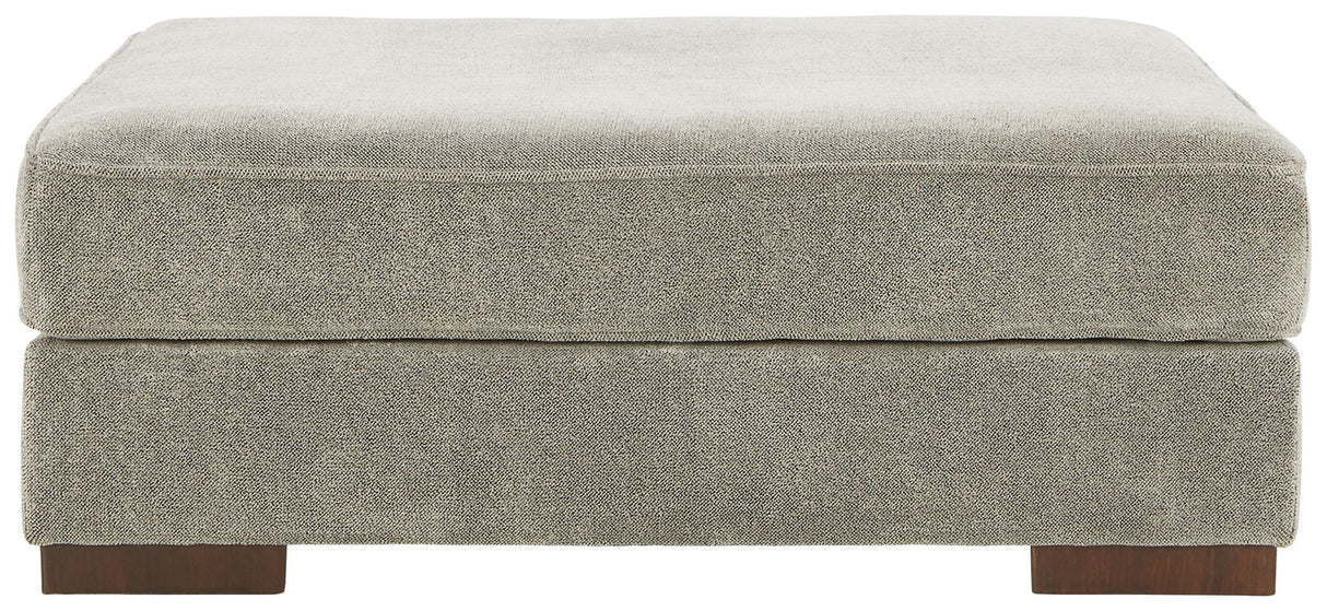 Bayless - Oversized Accent Ottoman - Smoke