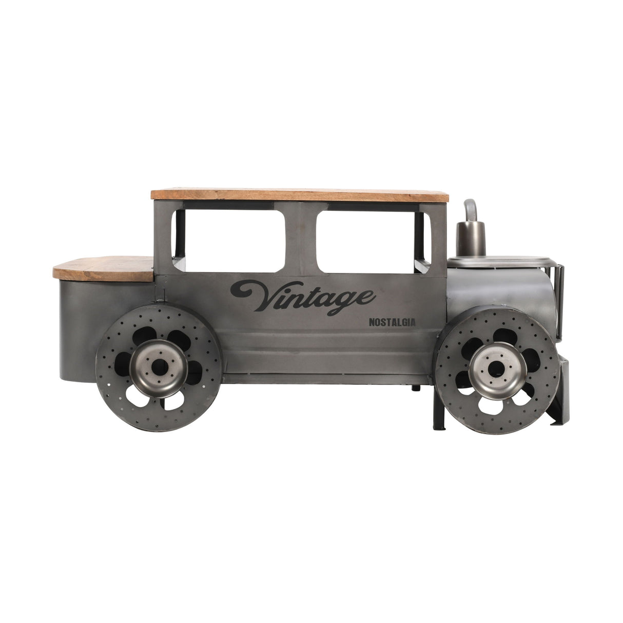 Glory Days - Roadie Vintage Car Coffee Table - Gunmetal Gray