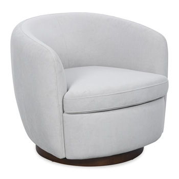 Annbury - Swivel Accent Chair - Light Beige