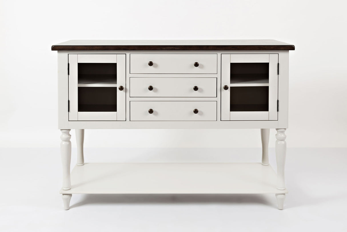 Orchard Park - Server - Soft Gray / Dark Brown