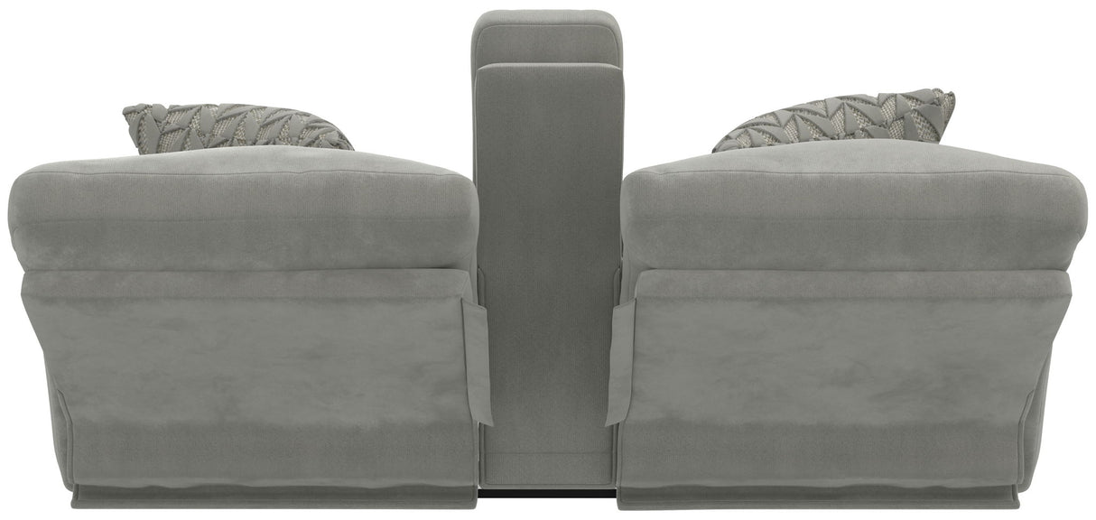 Renaldo - Power Console Loveseat With Zero Gravity Recline - Stone