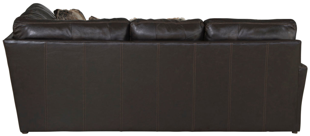Denali - Italian Leather Match Sectional