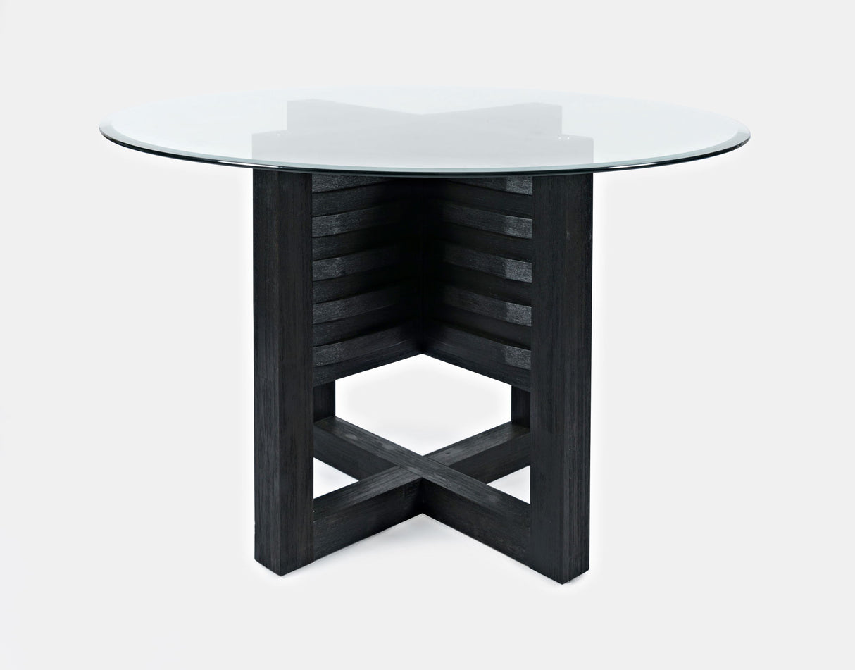 Altamonte - Glass Table - Dark Charcoal