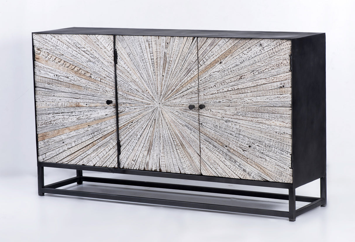 Astral Plains 3 Door Accent Cabinet