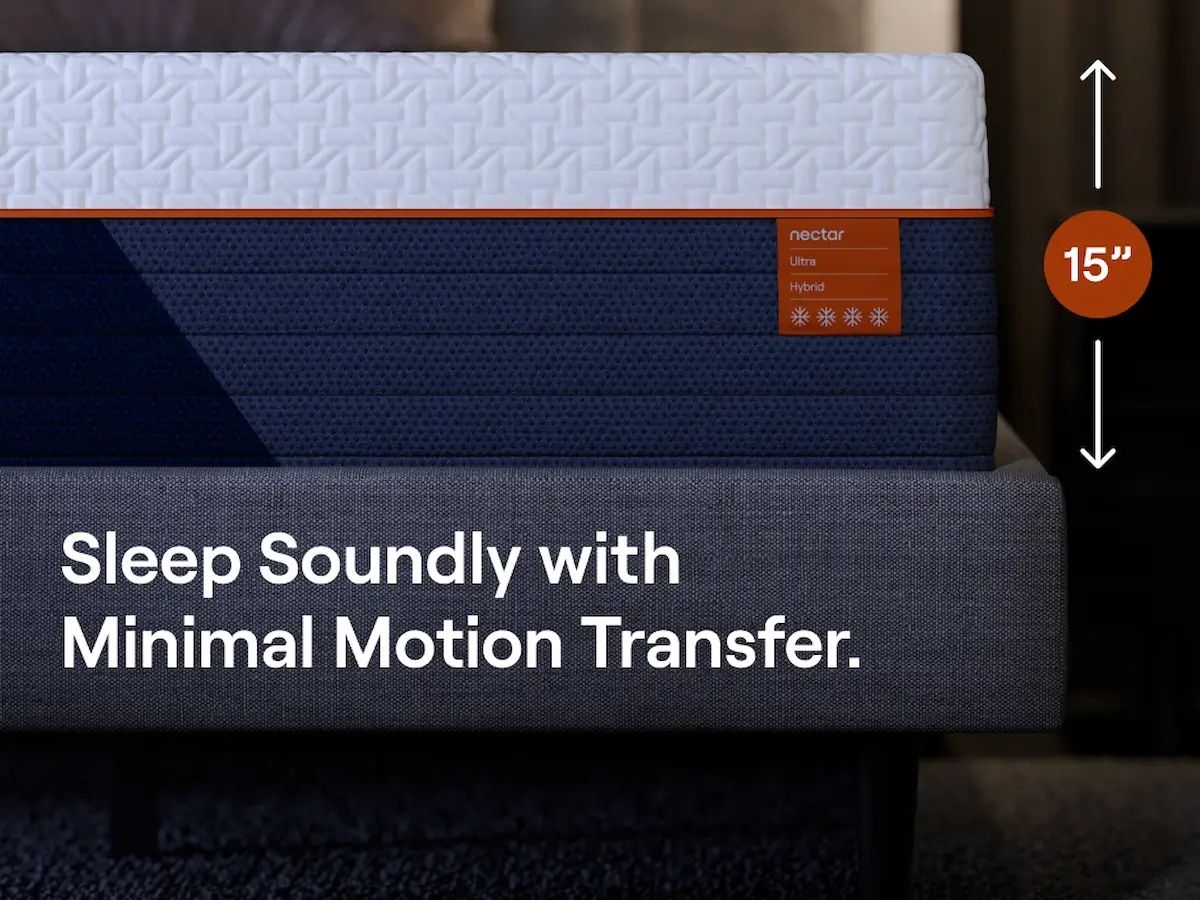 Nectar Ultra Hybrid 5.1 - Full Mattress - White