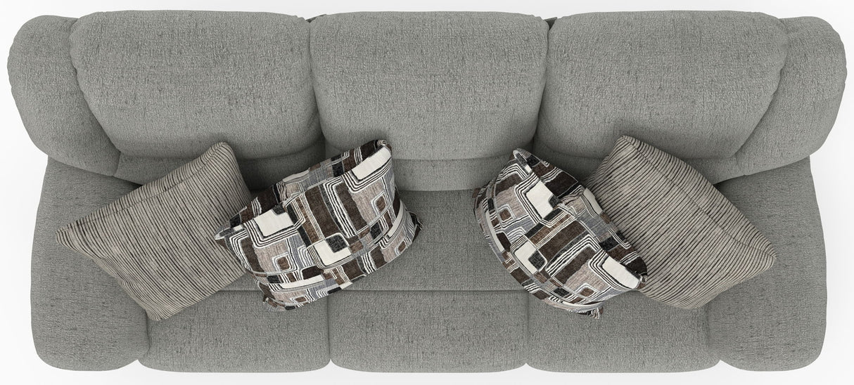 Trifecta - Sofa With 3 Recliners and Drop Down Table